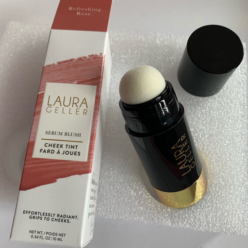 Laura Geller Serum blush Cheek Tint FARD A JOUES (Shade Refreshing 🌹 - Picture 9 of 13